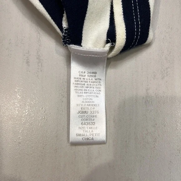 Juicy Couture Vintage Y2K Striped Polo Puff Short Sleeve Top Size Small - Picture 4 of 13